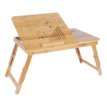 Verstellbarer Laptop-Tisch fürs Bett LAT, Braun