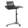Verstellbarer Tisch 93x73 cm schwarz