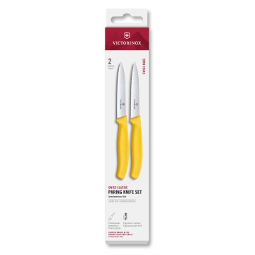 Victorinox - 2er-Set Gemüseschälmesser SWISS CLASSIC, 10 cm, gelb