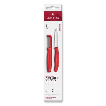 Victorinox - SWISS CLASSIC Küchenmesser-Set mit Sparschäler, türkis