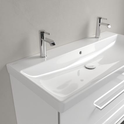Villeroy & Boch 4156A401 - Wandhängendes Waschbecken AVENTO 100 x 47 cm Keramik/weiß