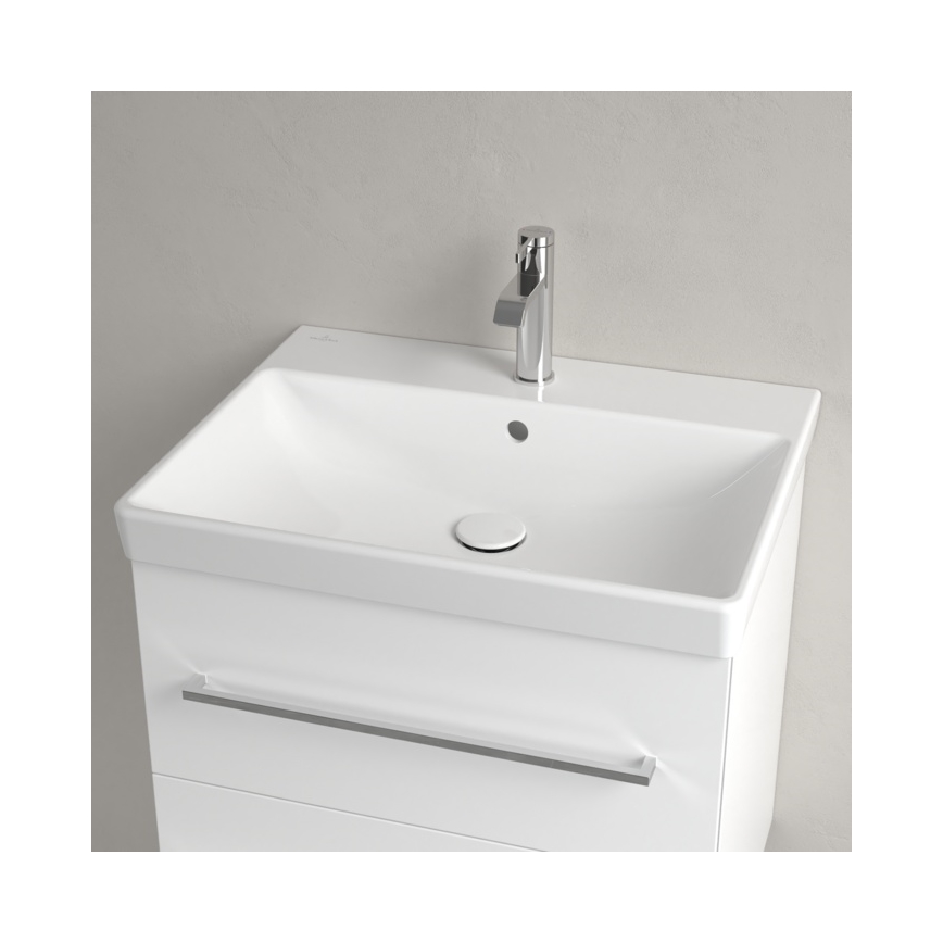 Villeroy & Boch 41586001 - Wandhängendes Waschbecken AVENTO 60x47 cm Keramik/weiß