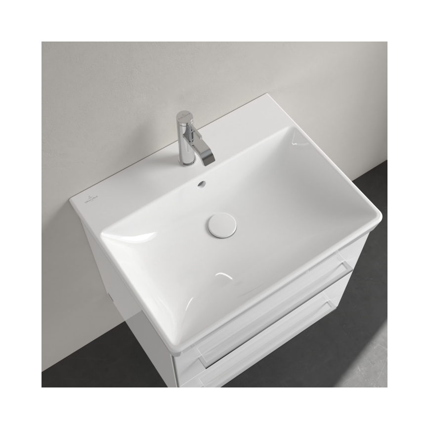 Villeroy & Boch 41586001 - Wandhängendes Waschbecken AVENTO 60x47 cm Keramik/weiß