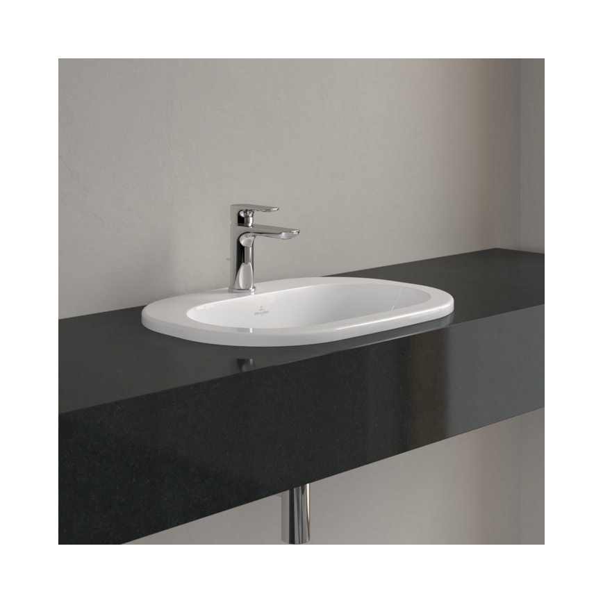 Villeroy & Boch 416156R1 - Einbauwaschbecken O.NOVO 56x41 cm Keramik/weiß