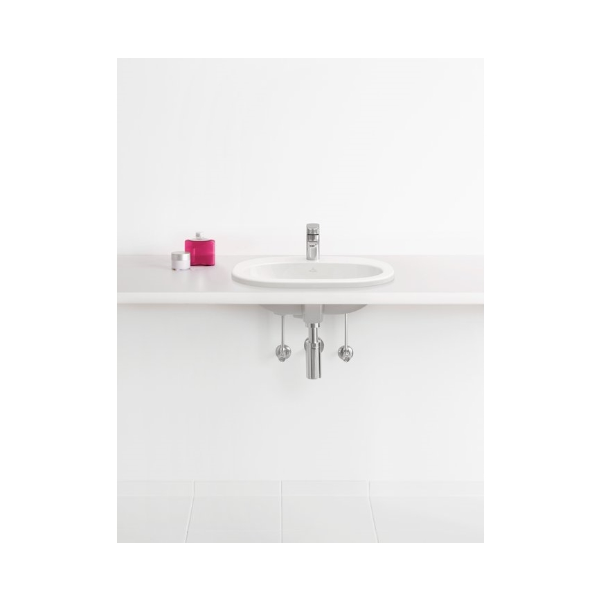 Villeroy & Boch 416156R1 - Einbauwaschbecken O.NOVO 56x41 cm Keramik/weiß
