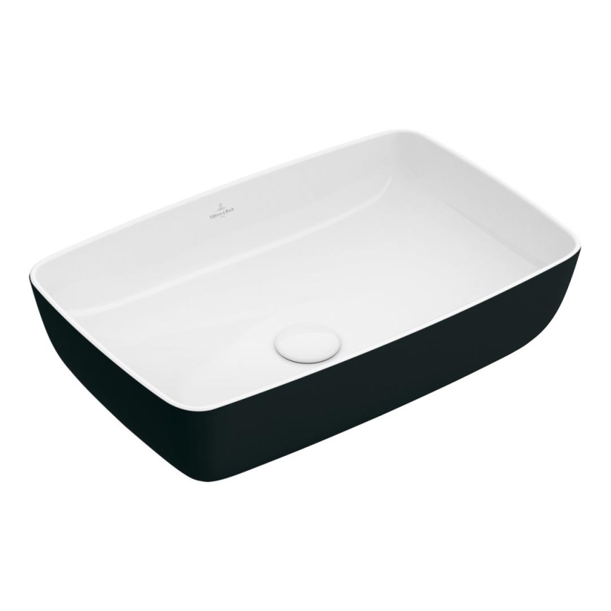 Villeroy & Boch 417258BCT8 - Aufsatzwaschbecken ARTIS 58 x 38,5 cm Keramik/Schwarz