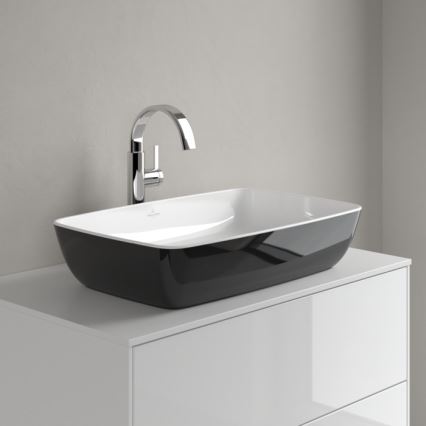 Villeroy & Boch 417258BCT8 - Aufsatzwaschbecken ARTIS 58 x 38,5 cm Keramik/Schwarz