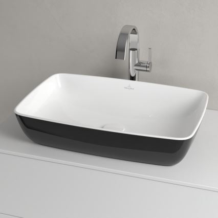 Villeroy & Boch 417258BCT8 - Aufsatzwaschbecken ARTIS 58 x 38,5 cm Keramik/Schwarz