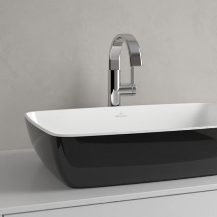 Villeroy & Boch 417258BCT8 - Aufsatzwaschbecken ARTIS 58 x 38,5 cm Keramik/Schwarz