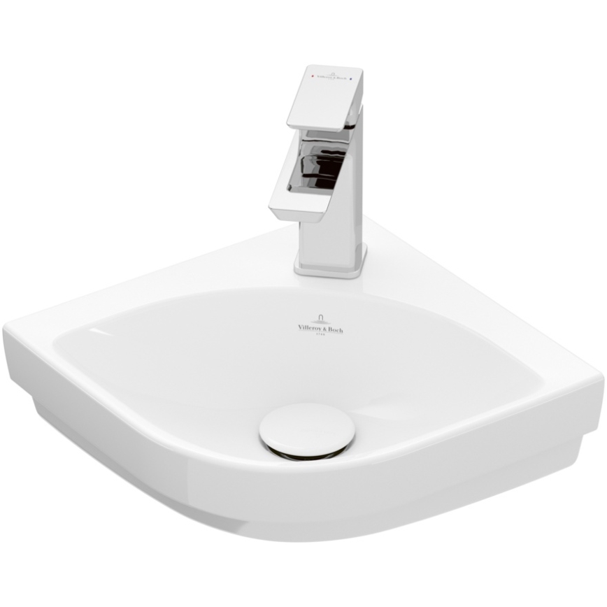 Villeroy & Boch 43714601 - Eck-Wandwaschbecken SUBWAY 3.0 32x32 cm Keramik/weiß