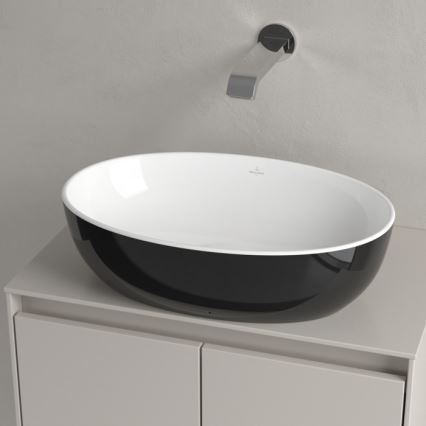 Villeroy & Boch 438848BCT8 - Einbauwaschbecken ARTIS 48 x 32,5 cm Keramik/Schwarz