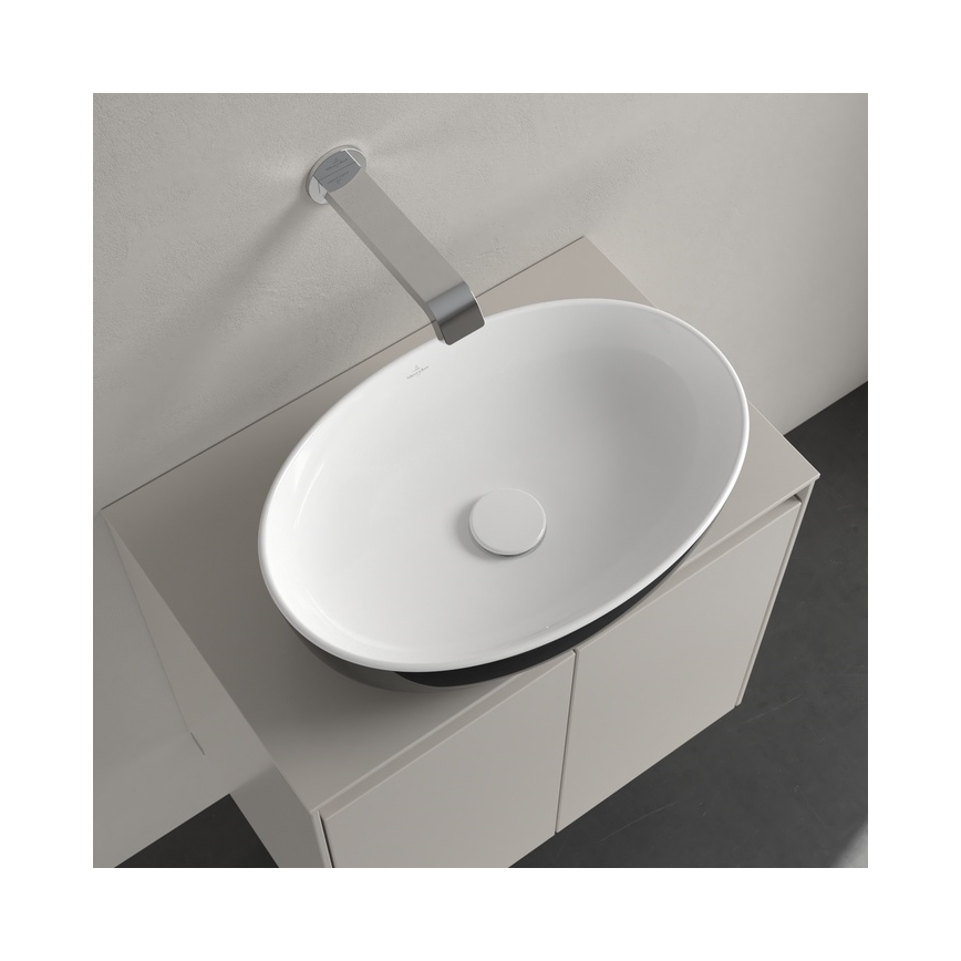 Villeroy & Boch 438848BCT8 - Einbauwaschbecken ARTIS 48 x 32,5 cm Keramik/Schwarz