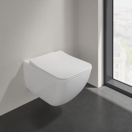Villeroy & Boch 4611RL01 - Wand-WC mit SoftClose-Sitz VENTICELLO Keramik/weiß