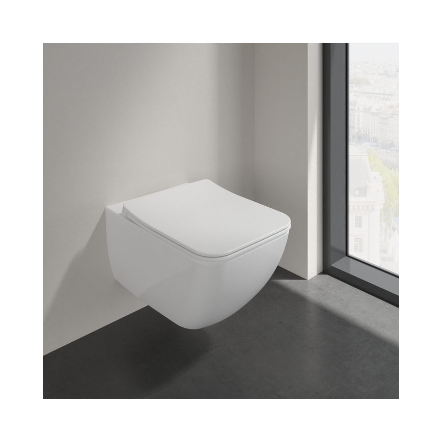 Villeroy & Boch 4611RL01 - Wand-WC mit SoftClose-Sitz VENTICELLO Keramik/weiß