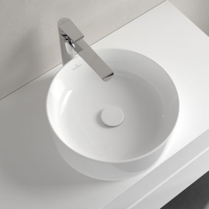 Villeroy & Boch 4A184001 - Aufsatzwaschbecken COLLARO Ø 40 cm Keramik/weiß