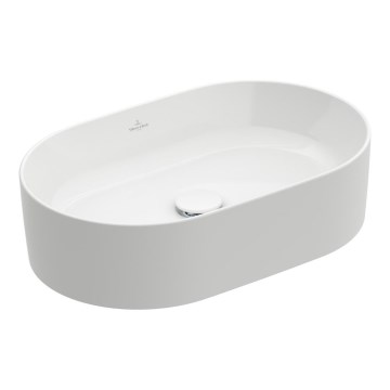 Villeroy & Boch 4A195601 - Aufsatzwaschbecken COLLARO 56 x 36 cm Keramik/weiß