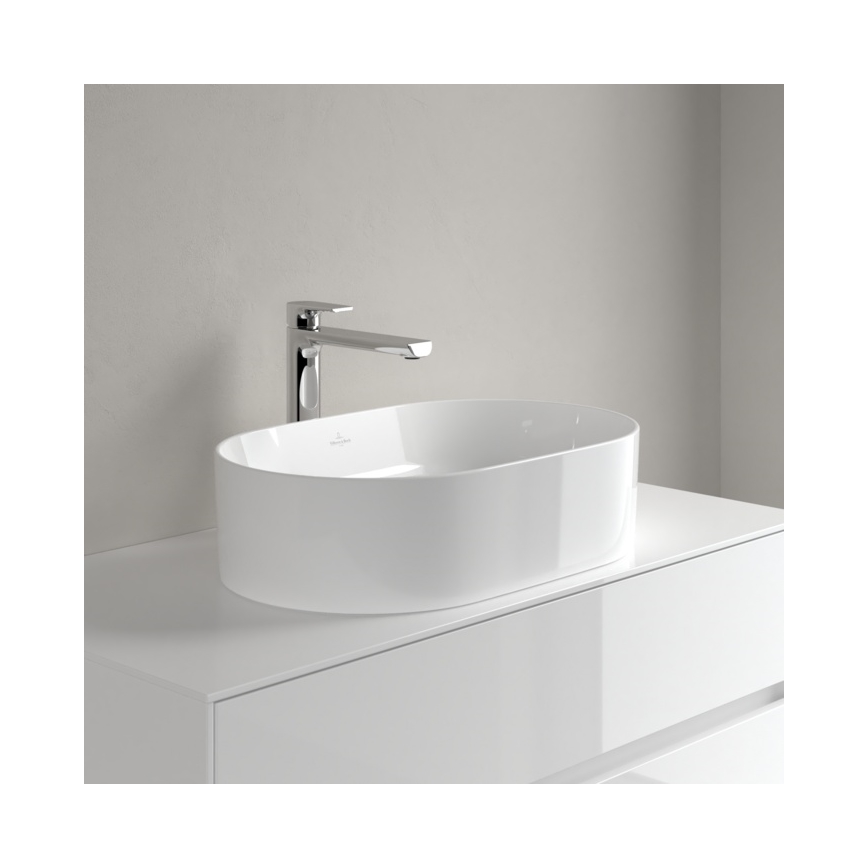 Villeroy & Boch 4A195601 - Aufsatzwaschbecken COLLARO 56 x 36 cm Keramik/weiß
