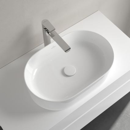 Villeroy & Boch 4A195601 - Aufsatzwaschbecken COLLARO 56 x 36 cm Keramik/weiß