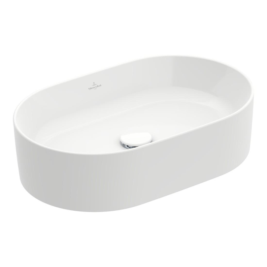Villeroy & Boch 4A1956R1 - Aufsatzwaschbecken COLLARO 56x36 cm Keramik/Weiß