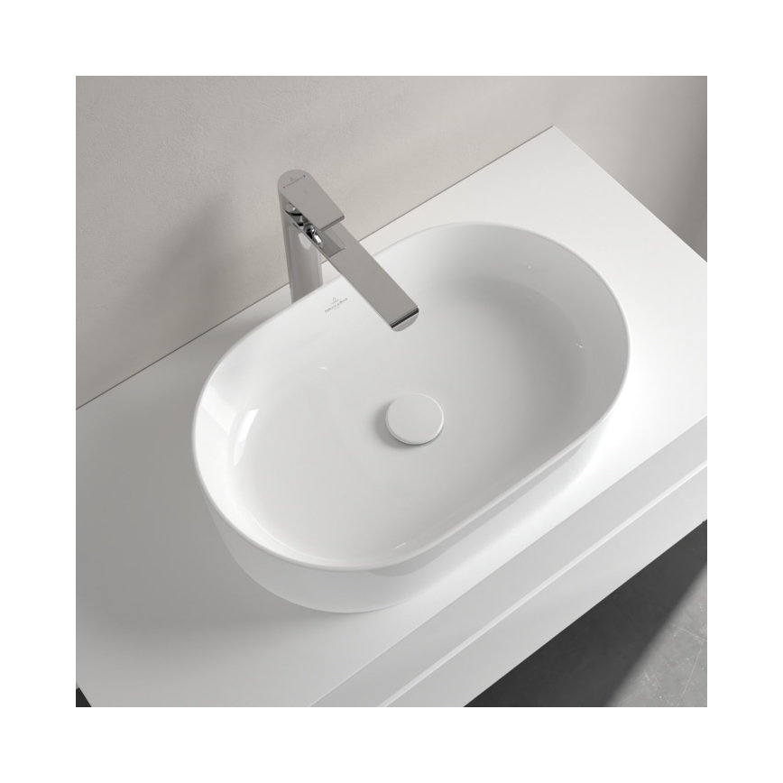 Villeroy & Boch 4A1956R1 - Aufsatzwaschbecken COLLARO 56x36 cm Keramik/Weiß