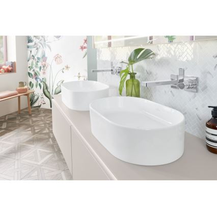 Villeroy & Boch 4A1956R1 - Aufsatzwaschbecken COLLARO 56x36 cm Keramik/Weiß