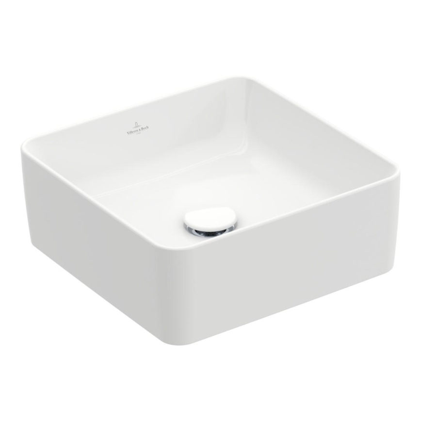 Villeroy & Boch 4A213801 - Aufsatzwaschbecken COLLARO 38x38 cm Keramik/weiß