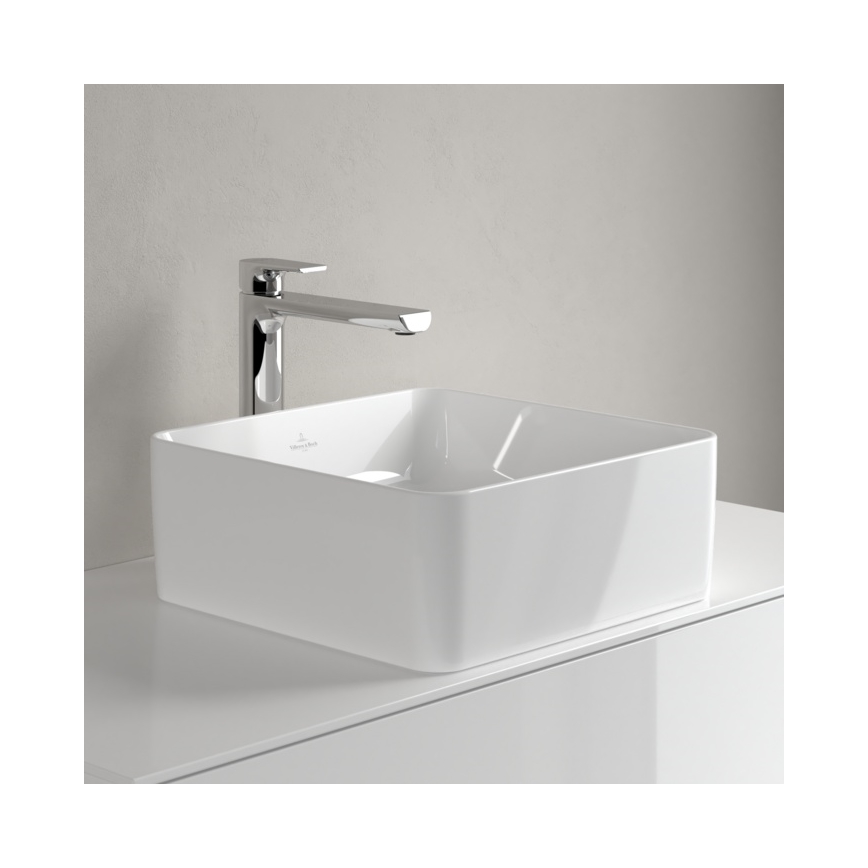 Villeroy & Boch 4A213801 - Aufsatzwaschbecken COLLARO 38x38 cm Keramik/weiß