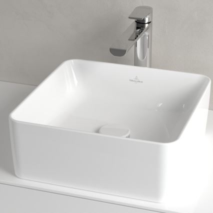 Villeroy & Boch 4A213801 - Aufsatzwaschbecken COLLARO 38x38 cm Keramik/weiß