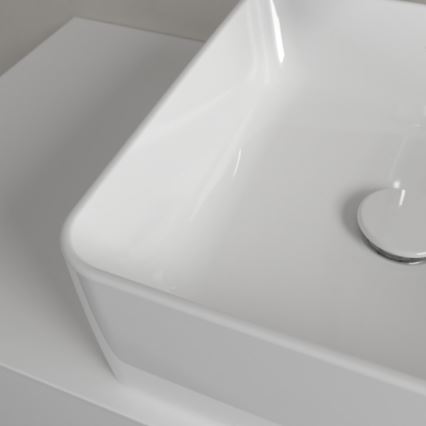 Villeroy & Boch 4A213801 - Aufsatzwaschbecken COLLARO 38x38 cm Keramik/weiß