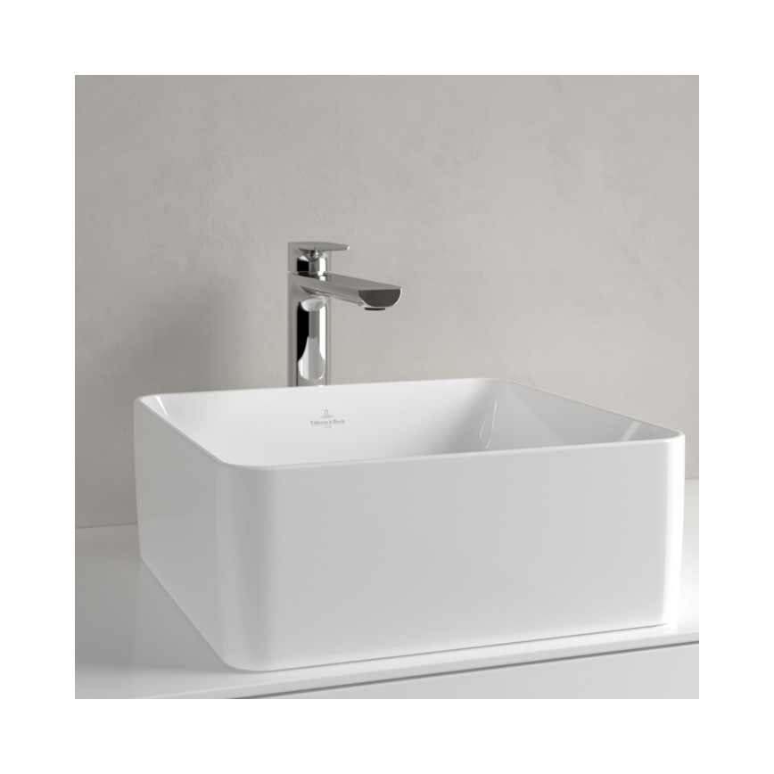 Villeroy & Boch 4A213801 - Aufsatzwaschbecken COLLARO 38x38 cm Keramik/weiß