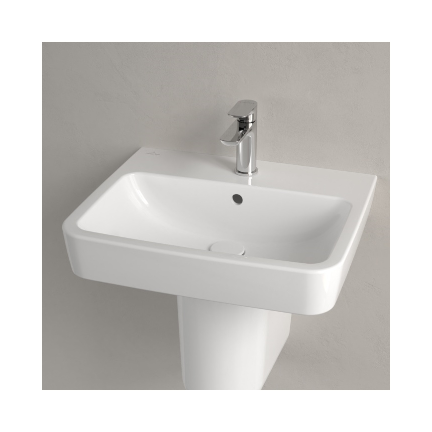 Villeroy & Boch 4A415501 - Wandwaschbecken O.NOVO 55x46 cm Keramik/weiß