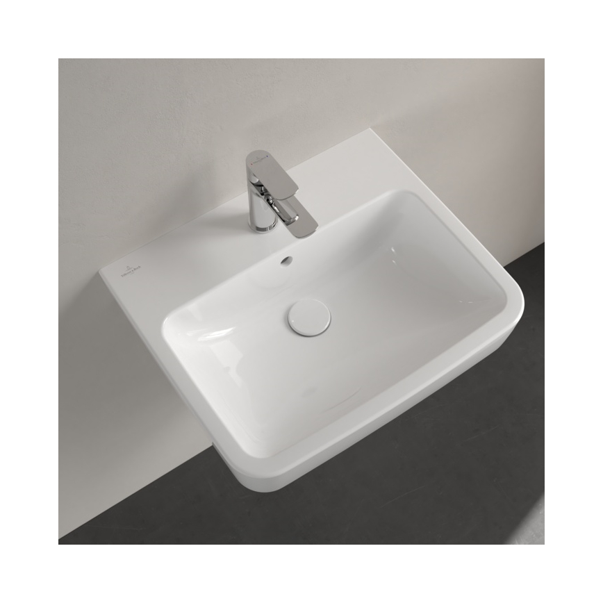 Villeroy & Boch 4A415501 - Wandwaschbecken O.NOVO 55x46 cm Keramik/weiß