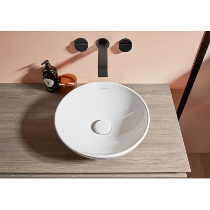 Villeroy & Boch 4A450001 - Aufsatzwaschbecken LOOP&FRIENDS Ø 38 cm Keramik/weiß