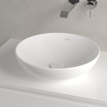 Villeroy & Boch 4A460001 - Aufsatzwaschbecken LOOP&FRIENDS, Ø 42 cm, Keramik/weiß
