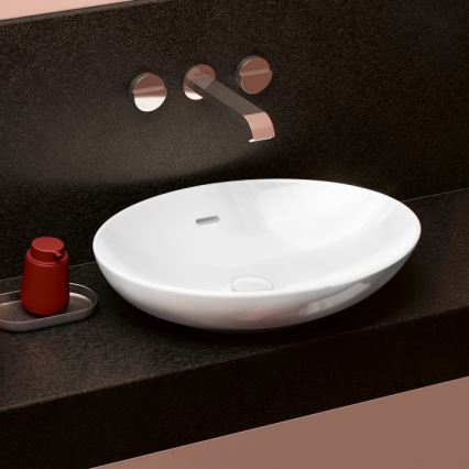 Villeroy & Boch 4A470001 - Aufsatzwaschbecken LOOP&FRIENDS 56x38 cm Keramik/weiß