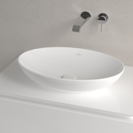 Villeroy & Boch 4A470101 - Aufsatzwaschbecken LOOP&FRIENDS 56x38 cm Keramik/weiß