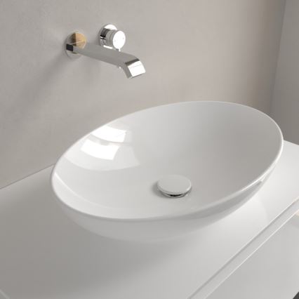 Villeroy & Boch 4A470101 - Aufsatzwaschbecken LOOP&FRIENDS 56x38 cm Keramik/weiß