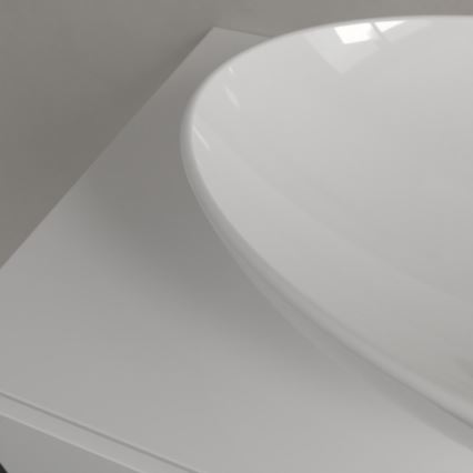 Villeroy & Boch 4A470101 - Aufsatzwaschbecken LOOP&FRIENDS 56x38 cm Keramik/weiß