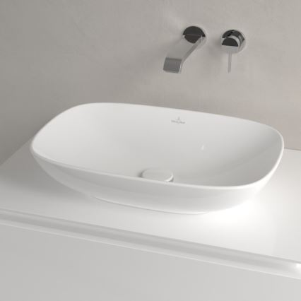 Villeroy & Boch 4A490101 - Aufsatzwaschbecken LOOP&FRIENDS 56x38 cm Keramik/weiß