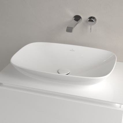 Villeroy & Boch 4A500001 - Aufsatzwaschbecken LOOP&FRIENDS 62x42 cm Keramik/weiß
