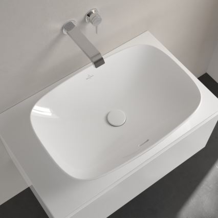 Villeroy & Boch 4A500001 - Aufsatzwaschbecken LOOP&FRIENDS 62x42 cm Keramik/weiß