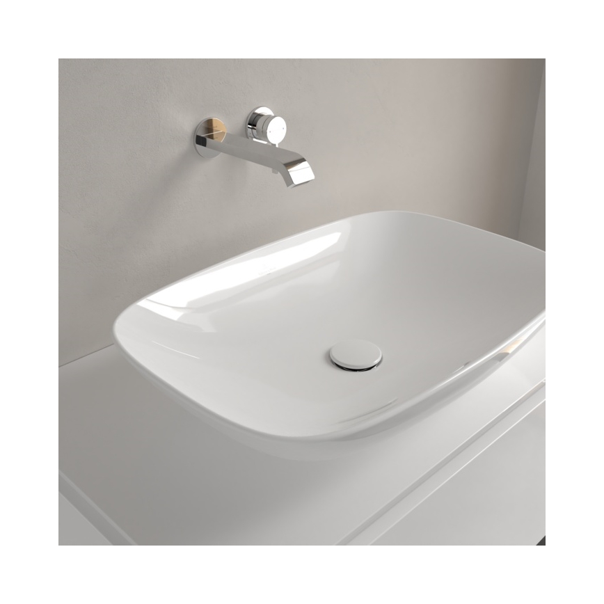 Villeroy & Boch 4A500001 - Aufsatzwaschbecken LOOP&FRIENDS 62x42 cm Keramik/weiß