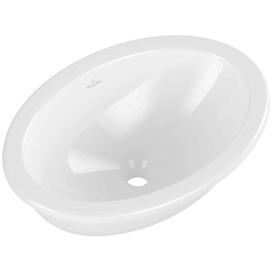 Villeroy & Boch 4A540001 - Einbauwaschbecken LOOP&FRIENDS 48,5x32,5 cm Keramik/weiß