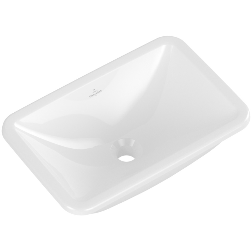 Villeroy & Boch 4A5600R1 - Einbauwaschbecken LOOP&FRIENDS 45 x 28 cm Keramik/weiß