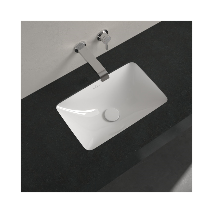 Villeroy & Boch 4A560101 - Einbauwaschbecken LOOP&FRIENDS 45x28 cm Keramik/Weiß
