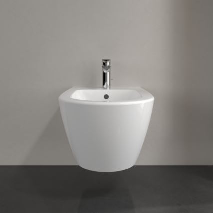 Villeroy & Boch 540000R1 - Wandhängendes Bidet SUBWAY 2.0, 37 x 56,5 cm, Keramik/weiß