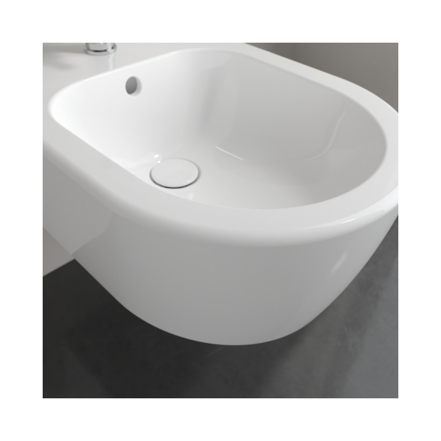 Villeroy & Boch 54050001 - Wandhängendes Bidet AVENTO, Keramik/weiß