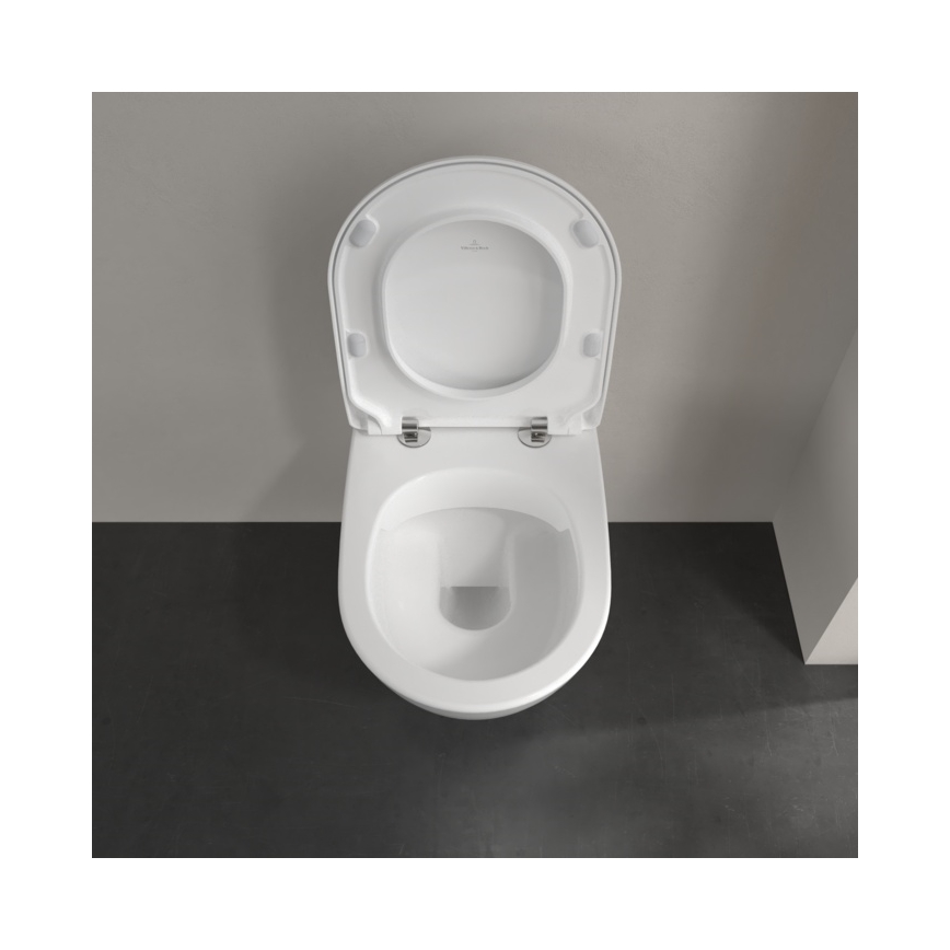 Villeroy & Boch 5614R201 - Wand-WC mit SoftClose-Sitz SUBWAY 2.0 Keramik/weiß