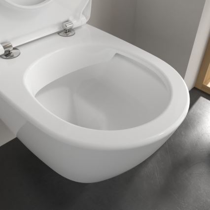 Villeroy & Boch 5614R2R1 - wandhängendes WC mit SoftClose-Sitz SUBWAY 2.0 Keramik/weiß