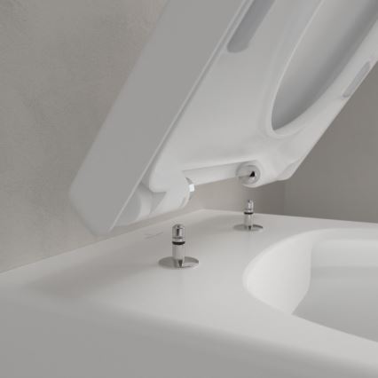 Villeroy & Boch 5656HRRW - Wandhängendes WC mit SoftClose-Sitz AVENTO Keramik/weiß